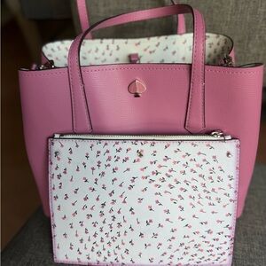 EUC Kate Spade Molly Meadow Satchel with crossbody strap